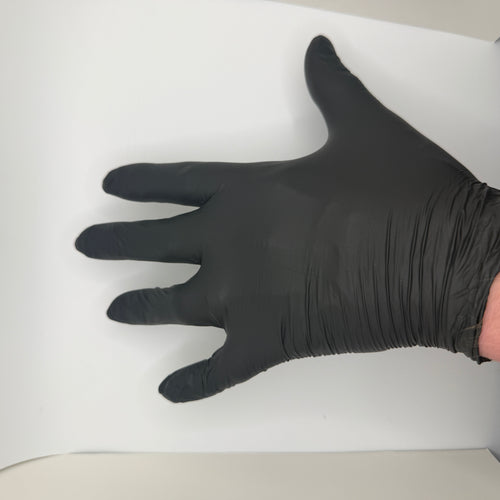 Black Nitrile Gloves | One Size Fits Most