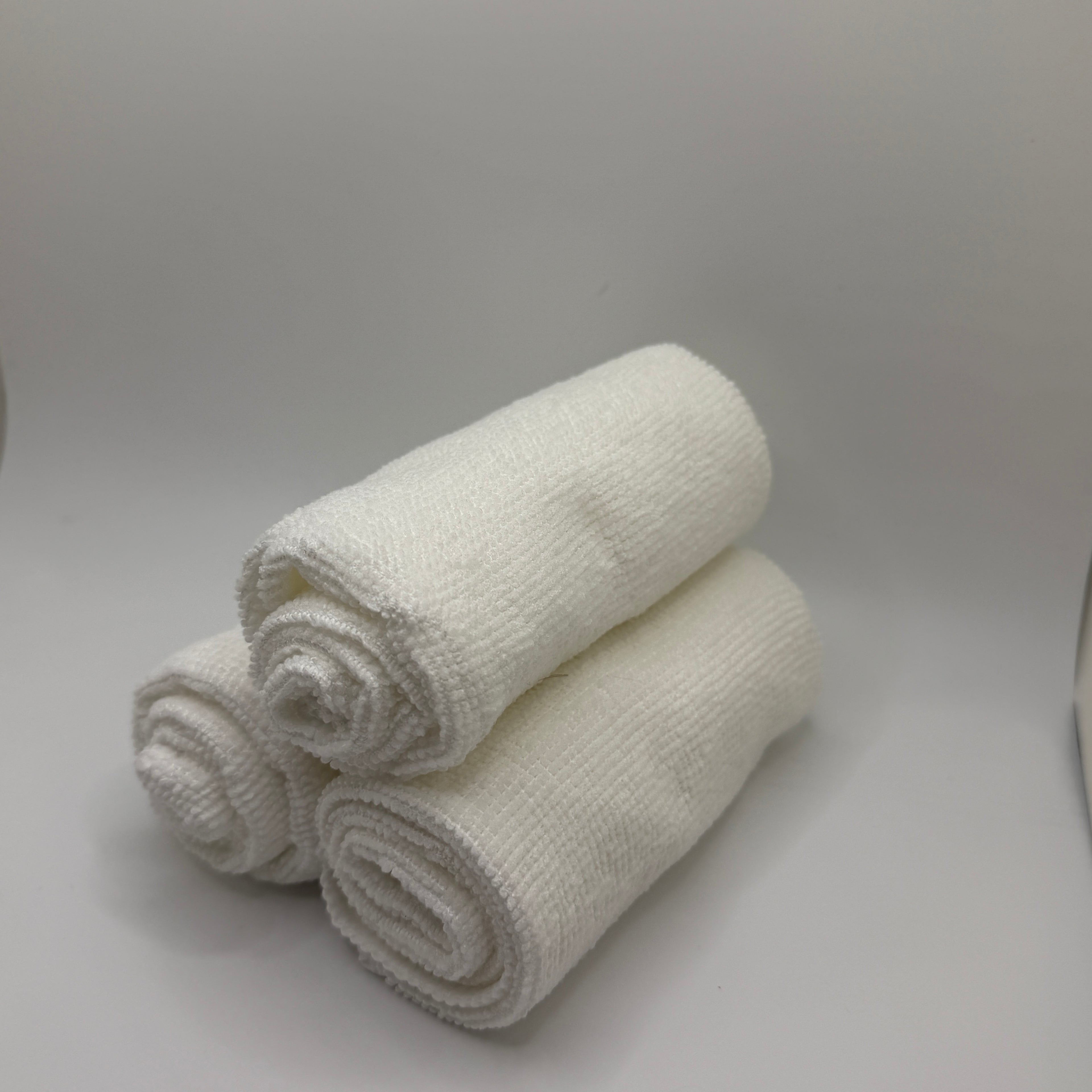 White Microfiber Towels