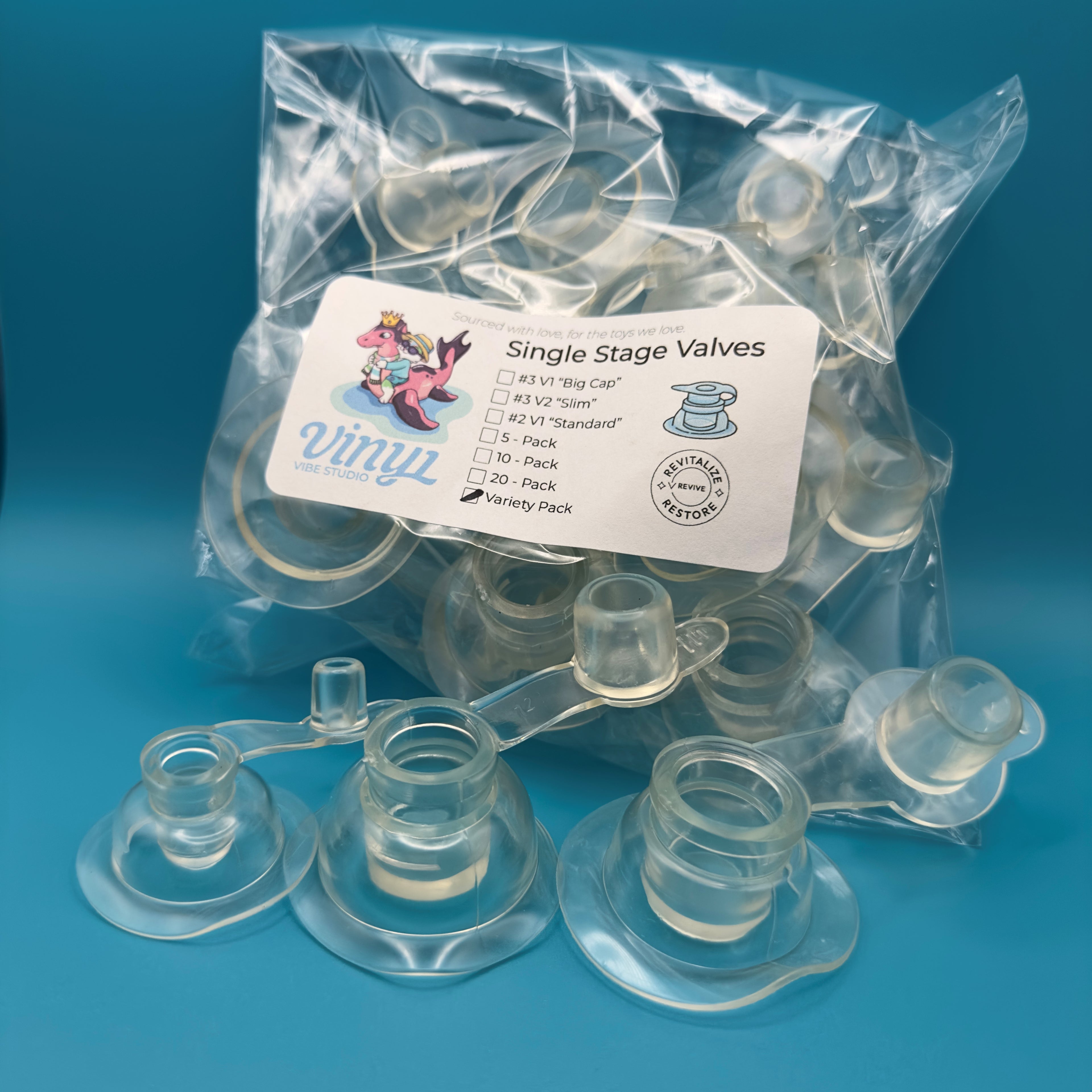 Vinyl Vibe Valves | Variety Pack